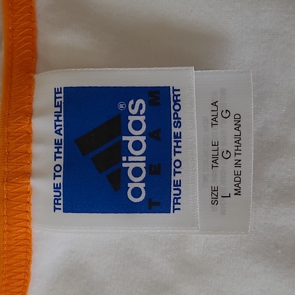 RARE Vintage Tennessee Lady Vols NEW UT ADIDAS Tennis Top White Racer Back Large - Picture 8 of 13